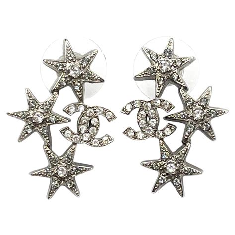 chanel cc star earrings a96000|chanel clip on earrings.